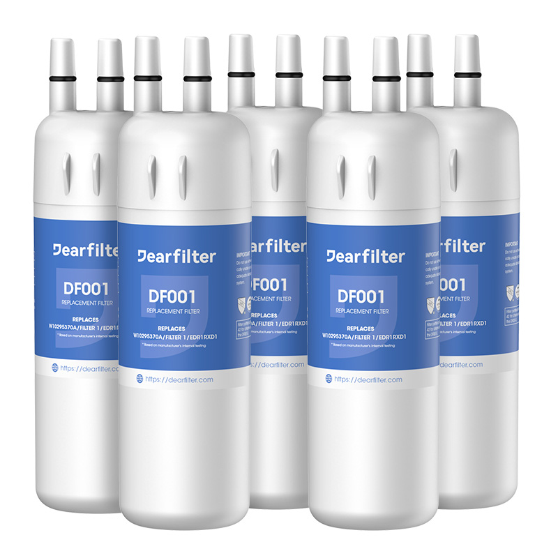 Dearfilter Refrigerator Filter Replacements, EDR1RXD1 Compatible Filter, W10295370A, Filter 1 5PCS