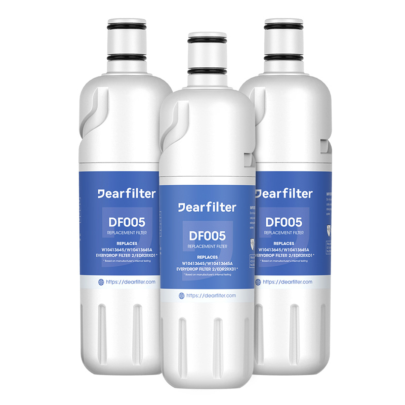 DF005 Refrigerator Filter Compatible with Filter 2, Edr2rxd1 water filter, W10413645A Water Filter 3PCS