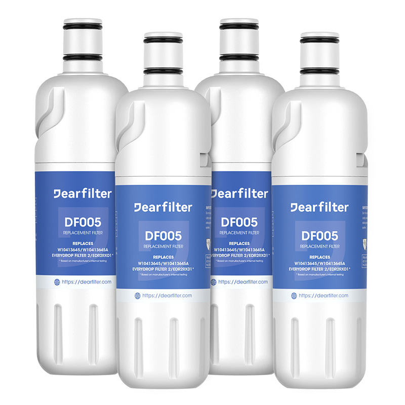 Dearfilter Compatible with Refrigerator Water Filter 2 W10413645a, EDR2RXD1 4PCS