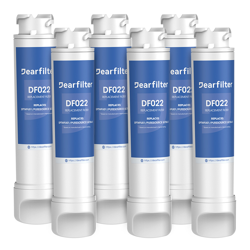 Dearfilter Compatible with EPTWFU01, EWF02, Puresource Ultra II Water Filter 6PCS