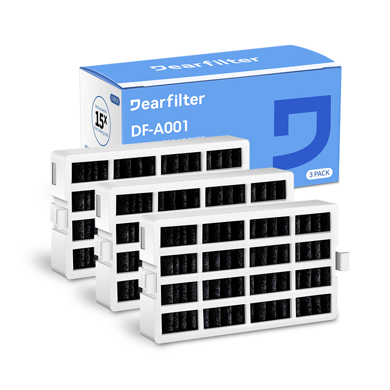 DearFilter Compatible With W10311524 Refrigerator Air Filter, Air 1, AP4538127 3PACKS