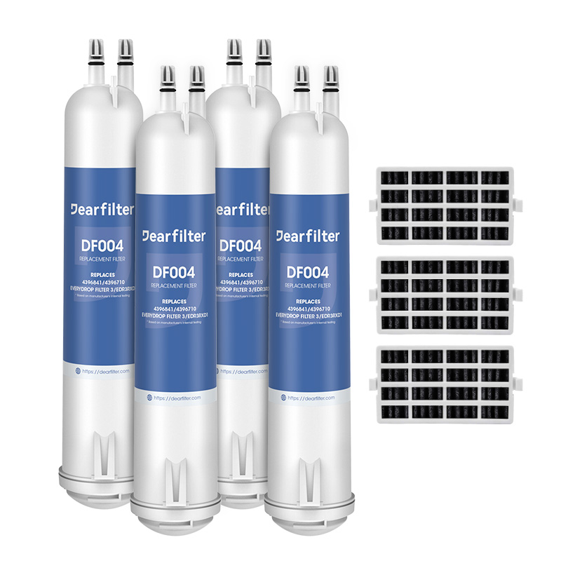 Dearfilter Compatible with Filter3,4396841,EDR3RXD1 4PCS with air filter